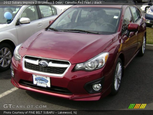 2012 Subaru Impreza 2.0i Limited 5 Door in Camellia Red Pearl