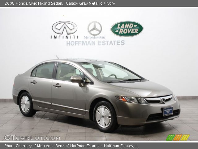 2008 Honda Civic Hybrid Sedan in Galaxy Gray Metallic
