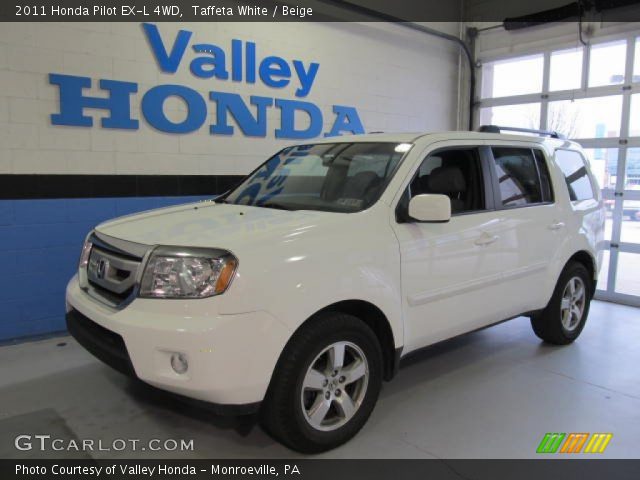 2011 Honda Pilot EX-L 4WD in Taffeta White