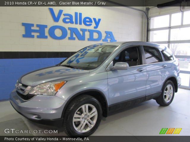 2010 Honda CR-V EX-L AWD in Glacier Blue Metallic