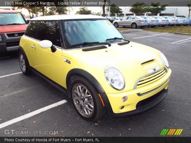 2003 Mini Cooper S Hardtop in Liquid Yellow