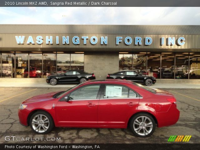 2010 Lincoln MKZ AWD in Sangria Red Metallic