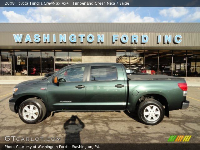 2008 Toyota Tundra CrewMax 4x4 in Timberland Green Mica