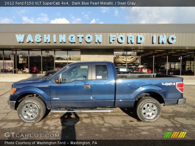 2012 Ford F150 XLT SuperCab 4x4 in Dark Blue Pearl Metallic