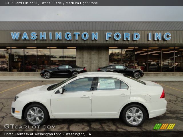 2012 Ford Fusion SE in White Suede