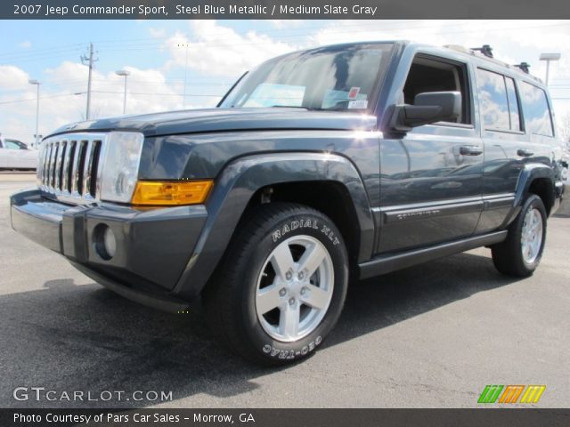 2007 Jeep Commander Sport in Steel Blue Metallic