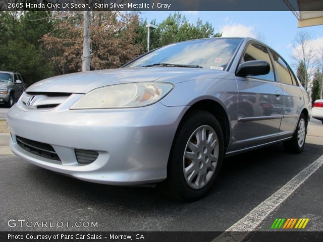 2005 Honda Civic LX Sedan in Satin Silver Metallic