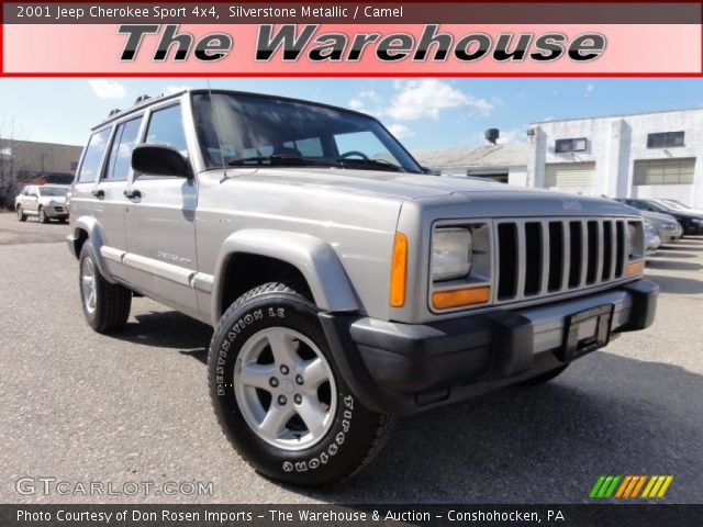 2001 Jeep Cherokee Sport 4x4 in Silverstone Metallic