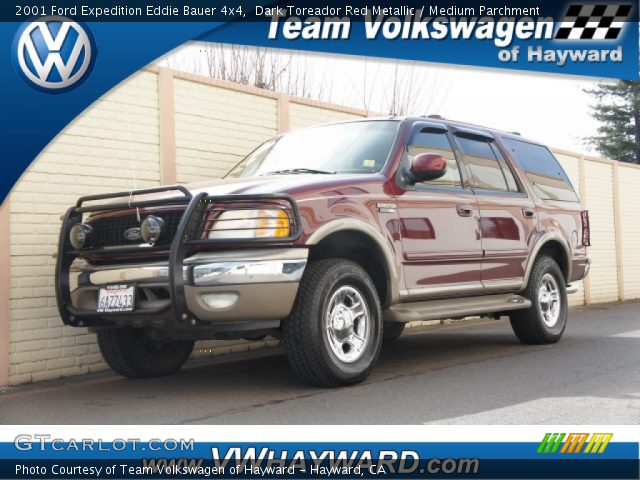 2001 Ford Expedition Eddie Bauer 4x4 in Dark Toreador Red Metallic
