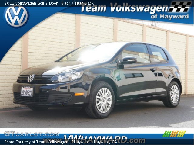 2011 Volkswagen Golf 2 Door in Black