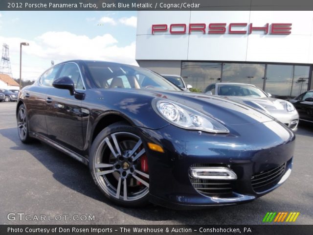 2012 Porsche Panamera Turbo in Dark Blue Metallic