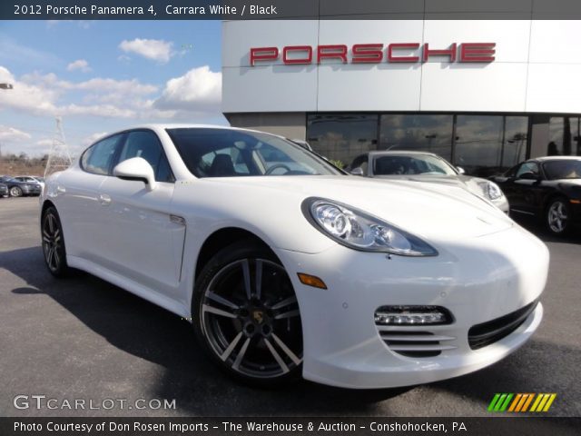 2012 Porsche Panamera 4 in Carrara White
