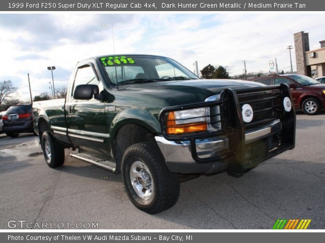 1999 Ford F250 Super Duty XLT Regular Cab 4x4 in Dark Hunter Green Metallic