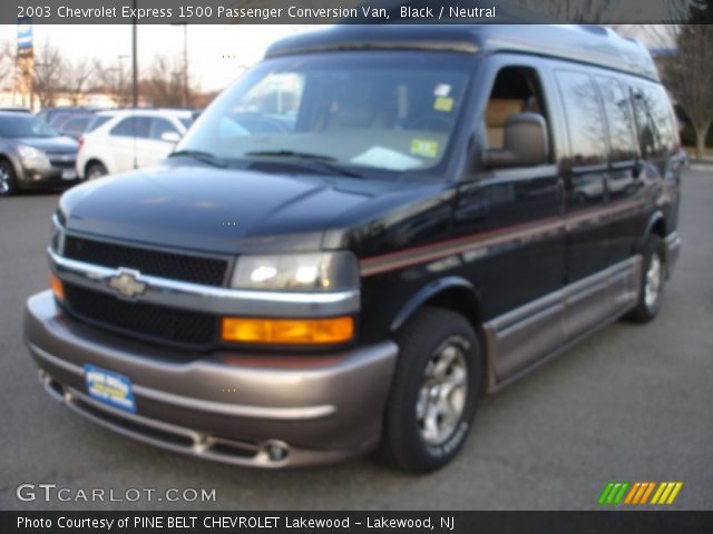 2003 Chevrolet Express 1500 Passenger Conversion Van in Black