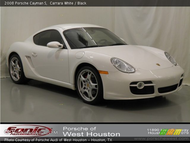 2008 Porsche Cayman S in Carrara White