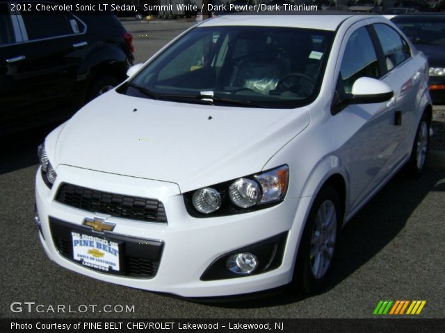 2012 Chevrolet Sonic LT Sedan in Summit White