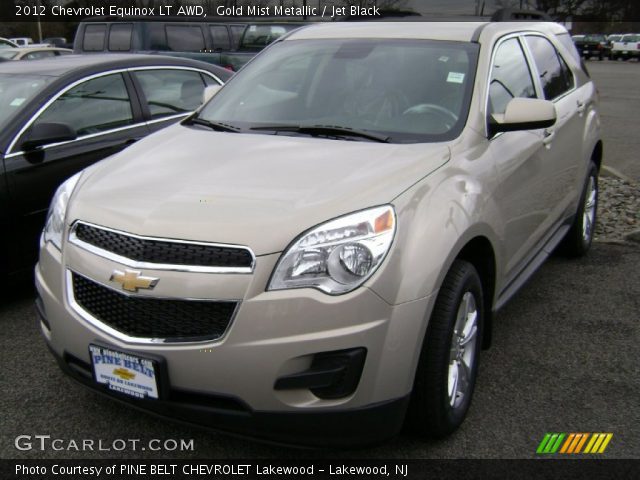 2012 Chevrolet Equinox LT AWD in Gold Mist Metallic