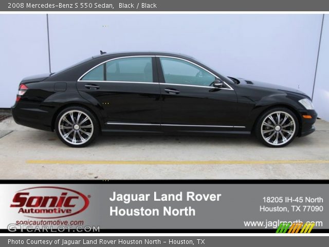 2008 Mercedes-Benz S 550 Sedan in Black