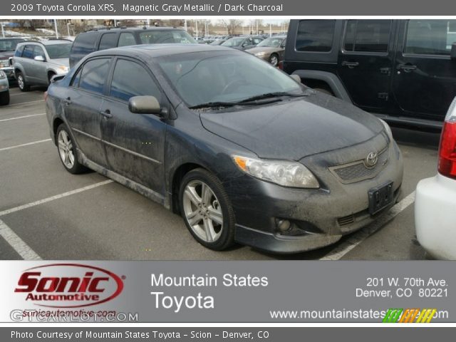 2009 Toyota Corolla XRS in Magnetic Gray Metallic