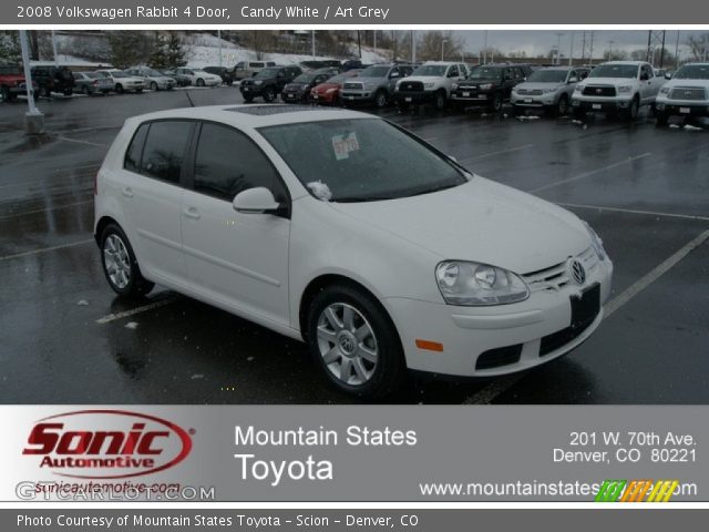 2008 Volkswagen Rabbit 4 Door in Candy White