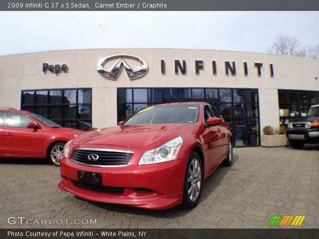 2009 Infiniti G 37 x S Sedan in Garnet Ember