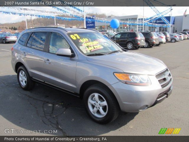 2007 Hyundai Santa Fe GLS 4WD in Steel Gray
