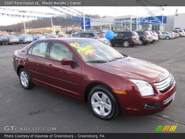 2007 Ford Fusion SE in Merlot Metallic