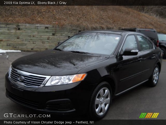 2009 Kia Optima LX in Ebony Black