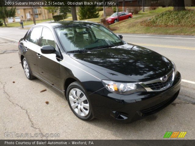 2009 Subaru Impreza 2.5i Sedan in Obsidian Black Pearl