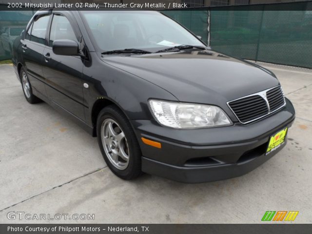 2002 Mitsubishi Lancer OZ Rally in Thunder Gray Metallic