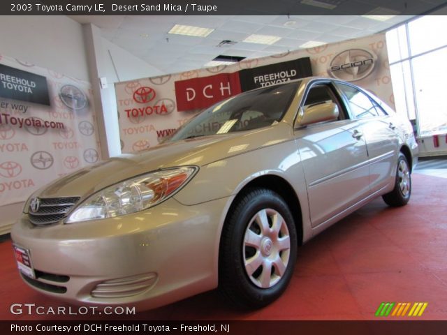 2003 Toyota Camry LE in Desert Sand Mica