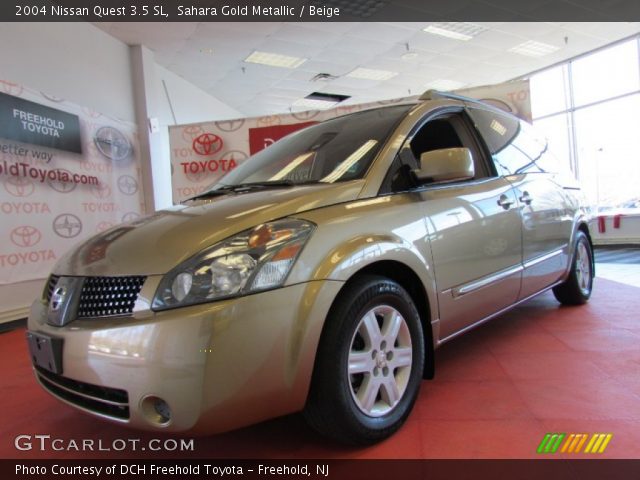 2004 Nissan Quest 3.5 SL in Sahara Gold Metallic