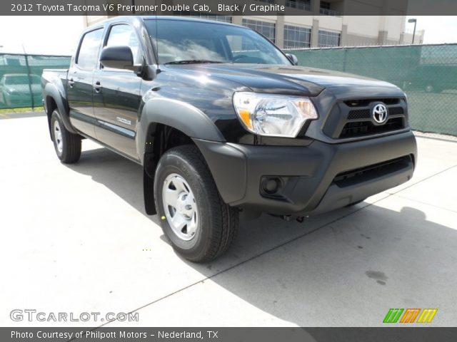 2012 Toyota Tacoma V6 Prerunner Double Cab in Black