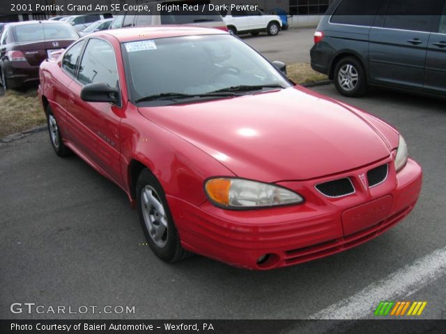 2001 Pontiac Grand Am SE Coupe in Bright Red
