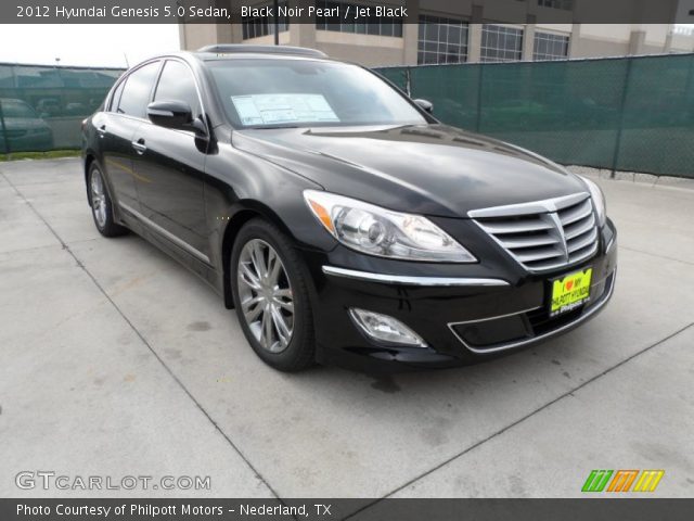 2012 Hyundai Genesis 5.0 Sedan in Black Noir Pearl