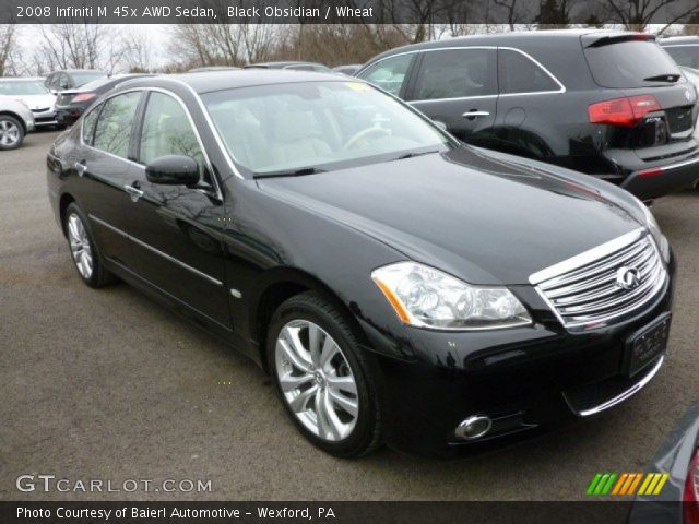 2008 Infiniti M 45x AWD Sedan in Black Obsidian