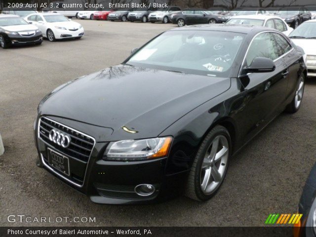 2009 Audi A5 3.2 quattro Coupe in Brilliant Black