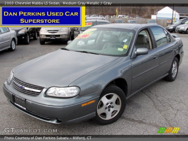 2003 Chevrolet Malibu LS Sedan in Medium Gray Metallic