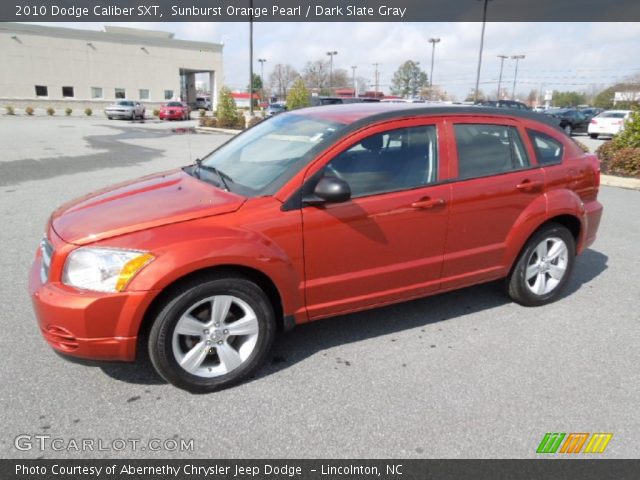 2010 Dodge Caliber SXT in Sunburst Orange Pearl