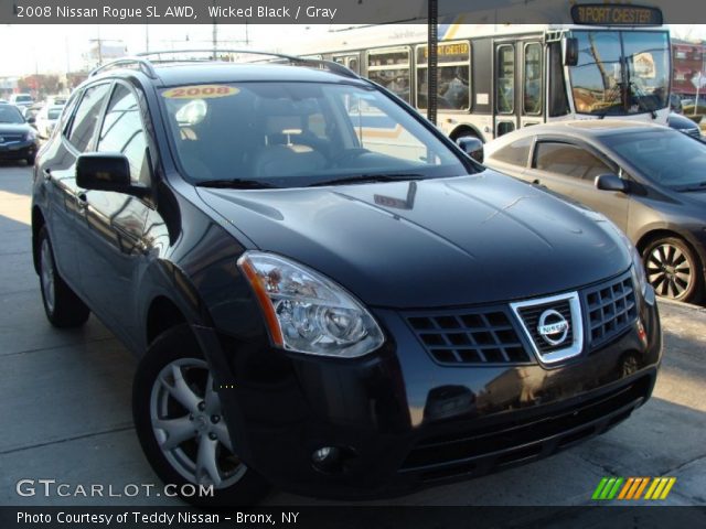 2008 Nissan Rogue SL AWD in Wicked Black