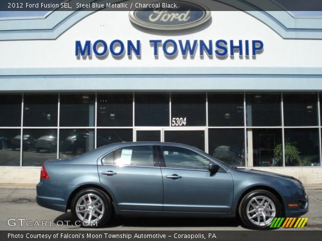 2012 Ford Fusion SEL in Steel Blue Metallic