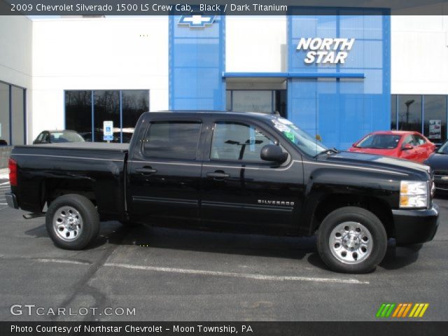 2009 Chevrolet Silverado 1500 LS Crew Cab in Black