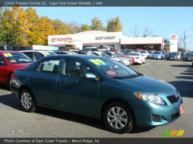 2009 Toyota Corolla LE in Capri Sea Green Metallic