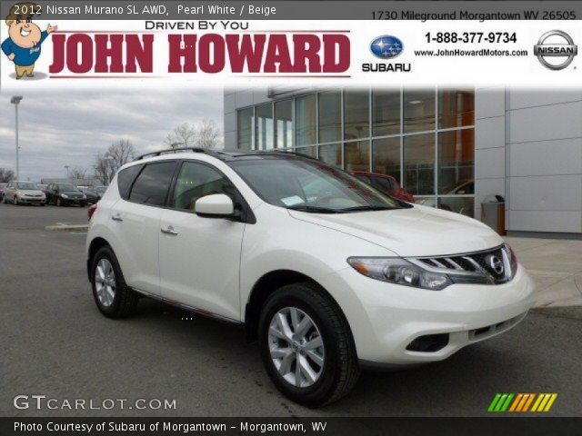 2012 Nissan Murano SL AWD in Pearl White