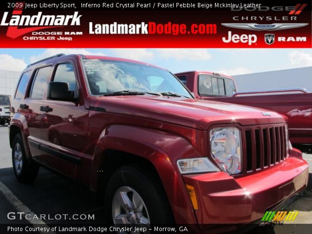 2009 Jeep Liberty Sport in Inferno Red Crystal Pearl