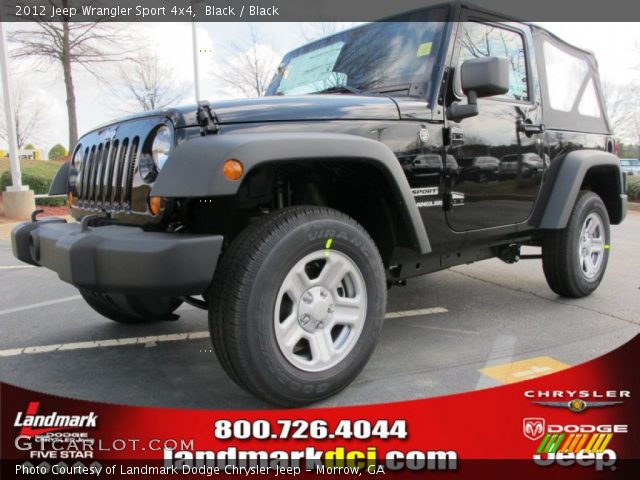 2012 Jeep Wrangler Sport 4x4 in Black