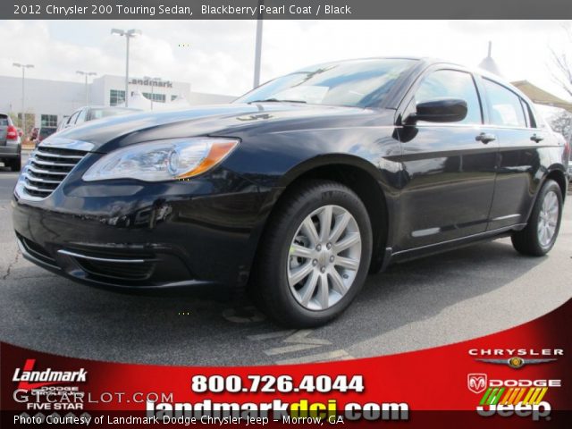 2012 Chrysler 200 Touring Sedan in Blackberry Pearl Coat