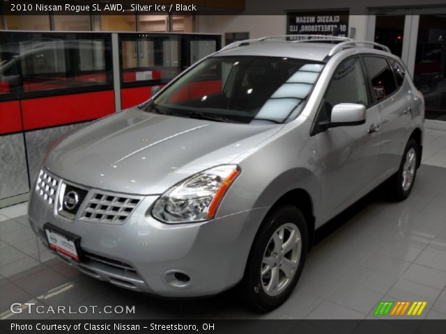 2010 Nissan Rogue SL AWD in Silver Ice