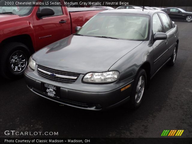 2003 Chevrolet Malibu LS Sedan in Medium Gray Metallic