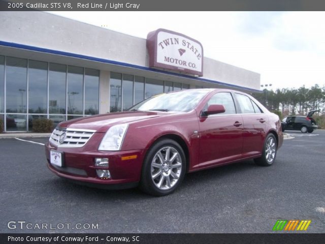 2005 Cadillac STS V8 in Red Line